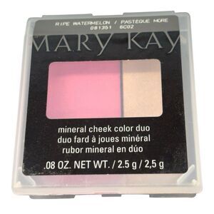 Mary Kay Ripe Watermelon 081351 Mineral Cheek Color Duo Blush Discontinued